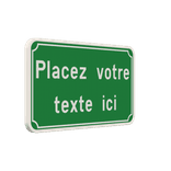 Panneau de Texte Personnalisable avec Cadre Classique