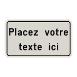 Panneau de Texte Personnalisable avec Cadre Moderne