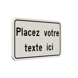 Panneau de Texte Personnalisable avec Cadre Moderne