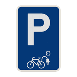 Panneau de stationnement - Vélos électriques