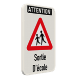Panneau de signalisation - A23 - Sortie d'école