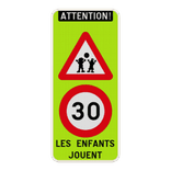 Panneau de signalisation 4:9 - Attention ! Les enfants jouent