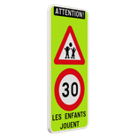 Panneau de signalisation 4:9 - Attention ! Les enfants jouent