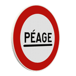 Panneau G2000 - C47 - Poste de péage