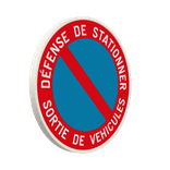 Panneau stationnement interdit – Sortie de véhicules