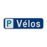 Panneau de stationnement personnalisable – Vélo, trottinette, scooter