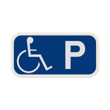 Panneau Officiel Handicapé 400x200 mm – Signalisation PMR
