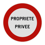 Panneau de signalisation - C3 - Propriété privée