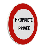 Panneau de signalisation - C3 - Propriété privée