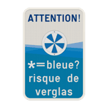 Panneau combiné - ALERTE VERGLAS