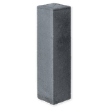 Betonpoer 15x15 en 60 cm hoog antraciet