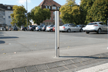 Edelstahl Absperrpfosten Ø76-102mm – herausnehmbar