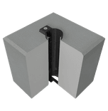 Betonklotz mit Bodenhülse Ø76mm – 300×300×300mm