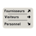 Panneau d'information (3:2) - panneau de signalisation - personnalisable