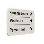 Panneau d'information (3:2) - panneau de signalisation - personnalisable