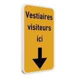 Panneau d'information - Votre texte + pictogramme