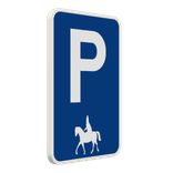 Panneau de stationnement - Réservé à Saint-Nicolas