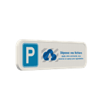 Panneau de parking personnalisé avec votre propre design