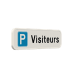 Panneau de parking réservé aux visiteurs