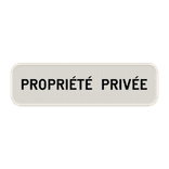 Panneau personnalisable pour propriété privée - accès interdit