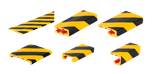 Flexibler Stoßschutz aus Kunststoff 1000x150x10mm - selbstklebend