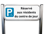 Panneau Stationnement Handicapé – Texte 100 % Personnalisable