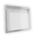 Posterframe aluminium met wand-/muurmontage voor buiten met slot
