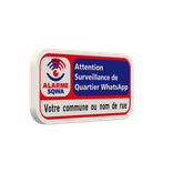 Panneau additionnel SQWA 2x1 - Texte personnalisé