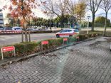 Parkeerplaats bord type TS met eigen ontwerp - reflecterend
