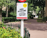 Verkeersbord DOR rechthoek 3:2 reflecterend + eigen ontwerp/opdruk