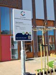 Verkeersbord DOR rechthoek 3:2 reflecterend + eigen ontwerp/opdruk
