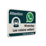Panneau WhatsApp - Nom de rue