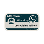 Panneau additionnel WhatsApp - Nom de rue