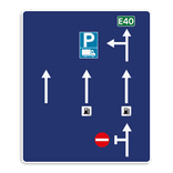 Informatiebord 1100x1300 reflecterend met je eigen opdruk