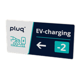 Verkeersbord - Pluq EV CHARGING - PLUQ (NL)
