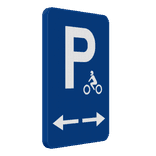 Parkeerbord motoren