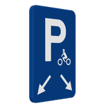 Parkeerbord motoren - 2 plaatsen