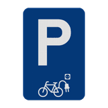 Parkeerbord elektrische fietsen