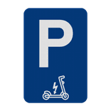 Parkeerbord Elektrische Step