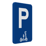 Parkeerbord Elektrische Step