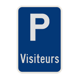Panneau de stationnement – Parking réservé aux visiteurs
