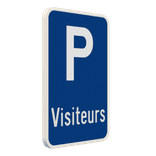 Panneau de stationnement - visiteurs