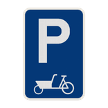 Panneau de stationnement E9 - vélo-cargo
