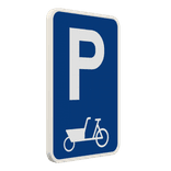 Panneau de stationnement E9 - vélo-cargo