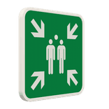 Panneau de sécurité E007 - Point de Rassemblement