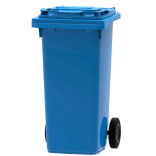 Mini-conteneur à déchets 120 L en plastique – plusieurs couleurs