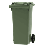 Mini-conteneur à déchets 120 L en plastique – plusieurs couleurs