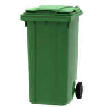 Conteneur poubelle extérieur 240L en PEHD – plusieurs coloris