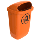 Poubelle extérieure TS-MOUNTY-CLASSIC-50L – 50 L, plusieurs couleurs