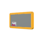 Verkeersbord in/uitrit werkverkeer - reflecterend